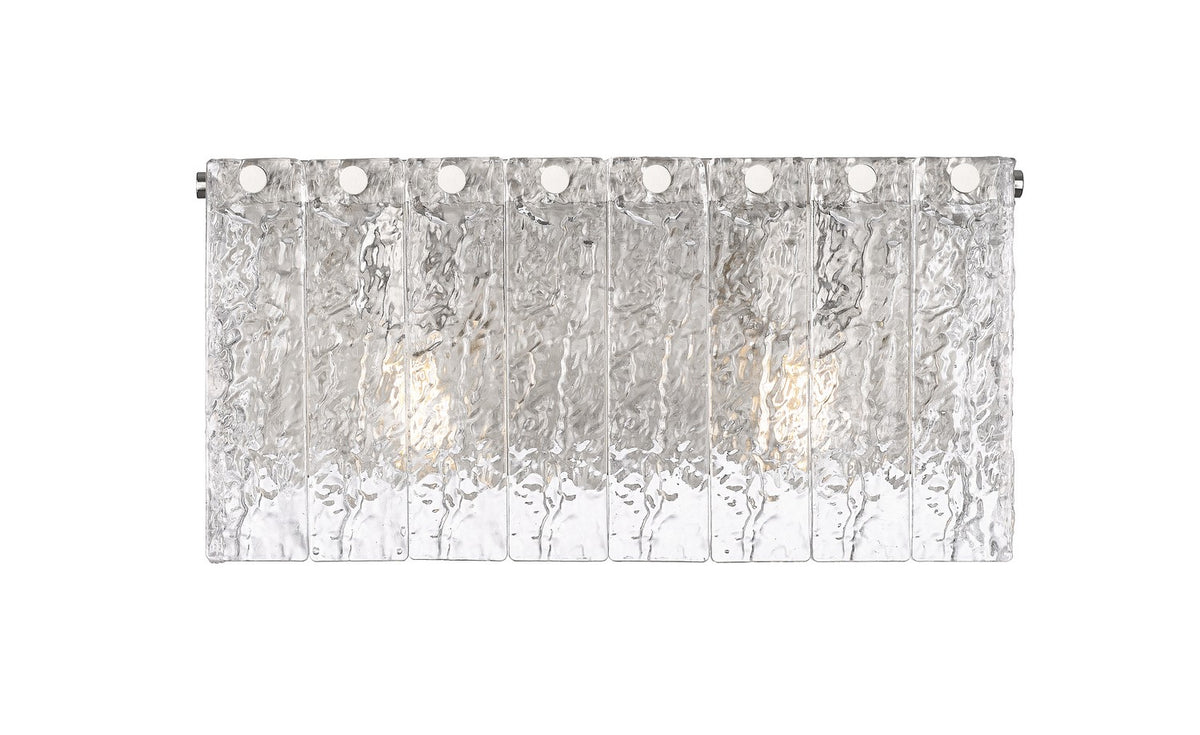 Barre d'éclairage de salle de bain Glacier Nickel brossé, 15" – vue 3