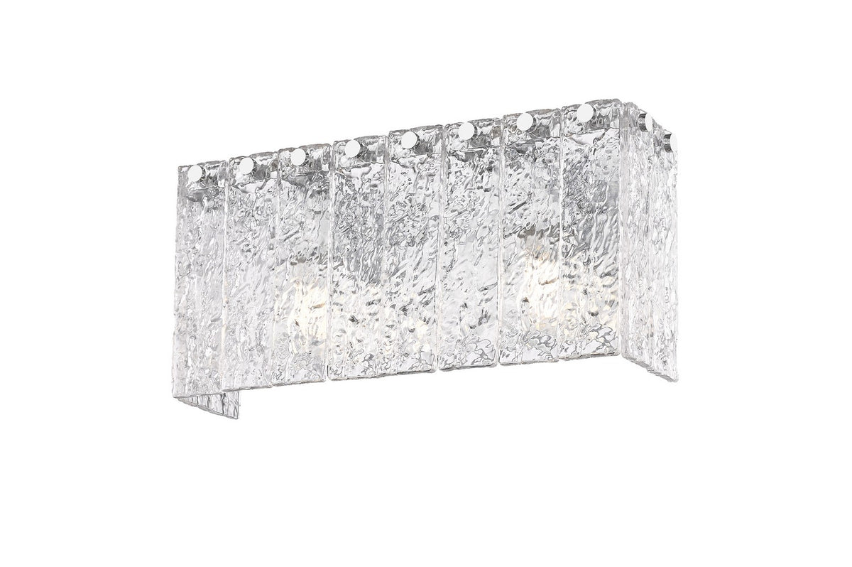 Barre d'éclairage de salle de bain Glacier Chrome, 15" – vue 2