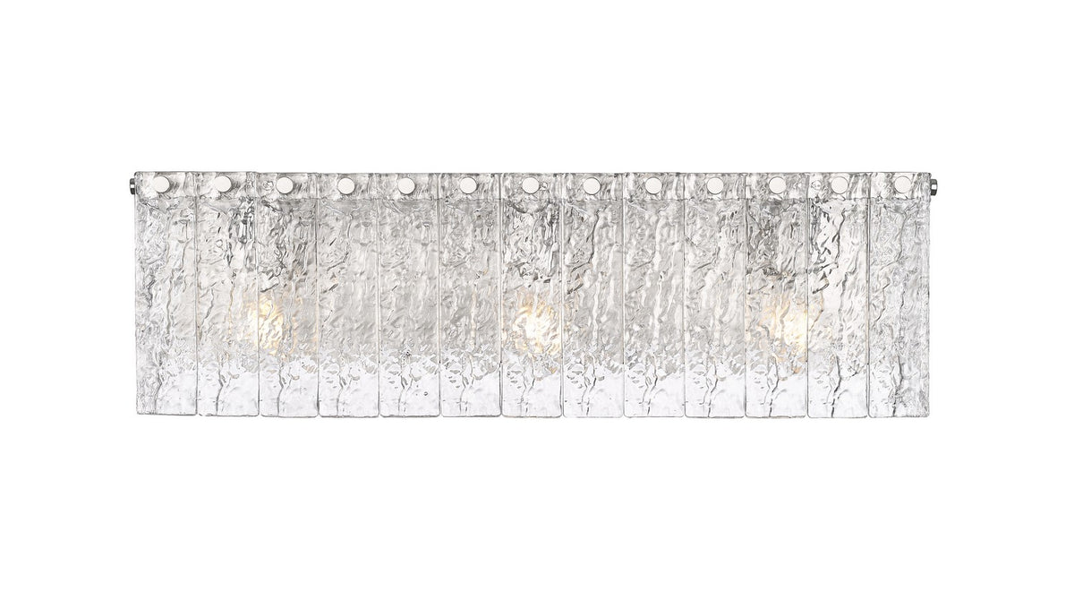 Barre d'éclairage de salle de bain Glacier Nickel brossé, 24" – vue 3