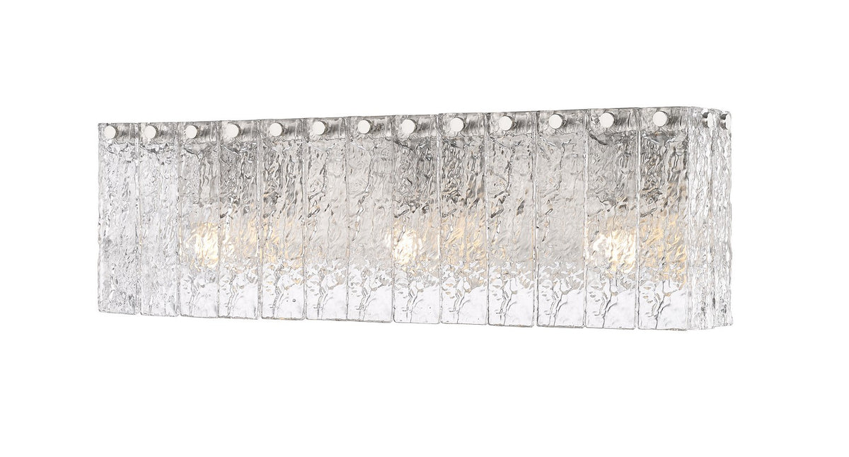 Barre d'éclairage de salle de bain Glacier Nickel brossé, 24" – Z-Lite