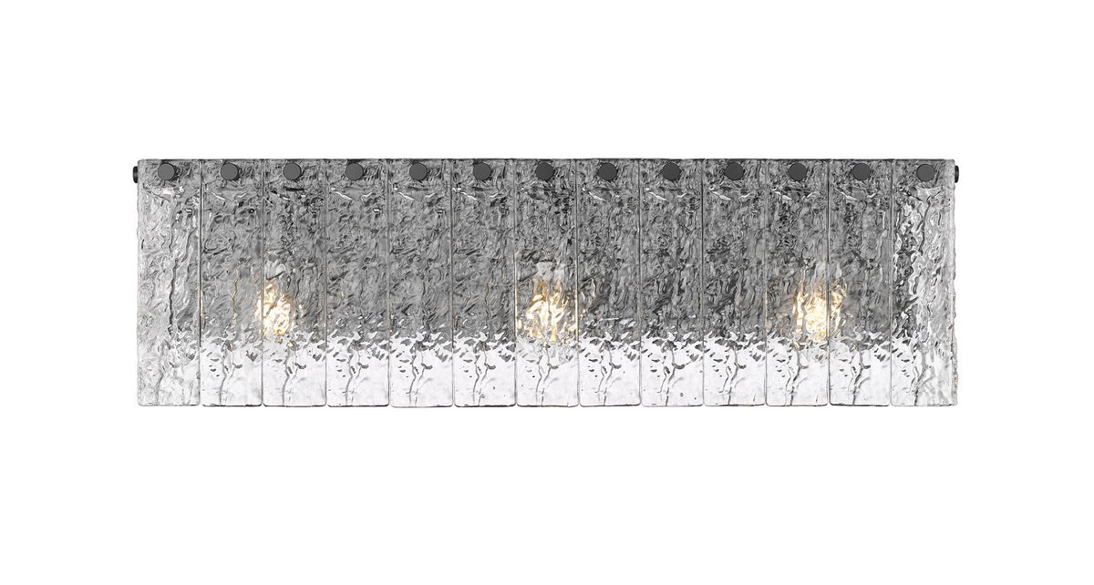Barre d'éclairage de salle de bain Glacier Noir mat, 24" – vue 3