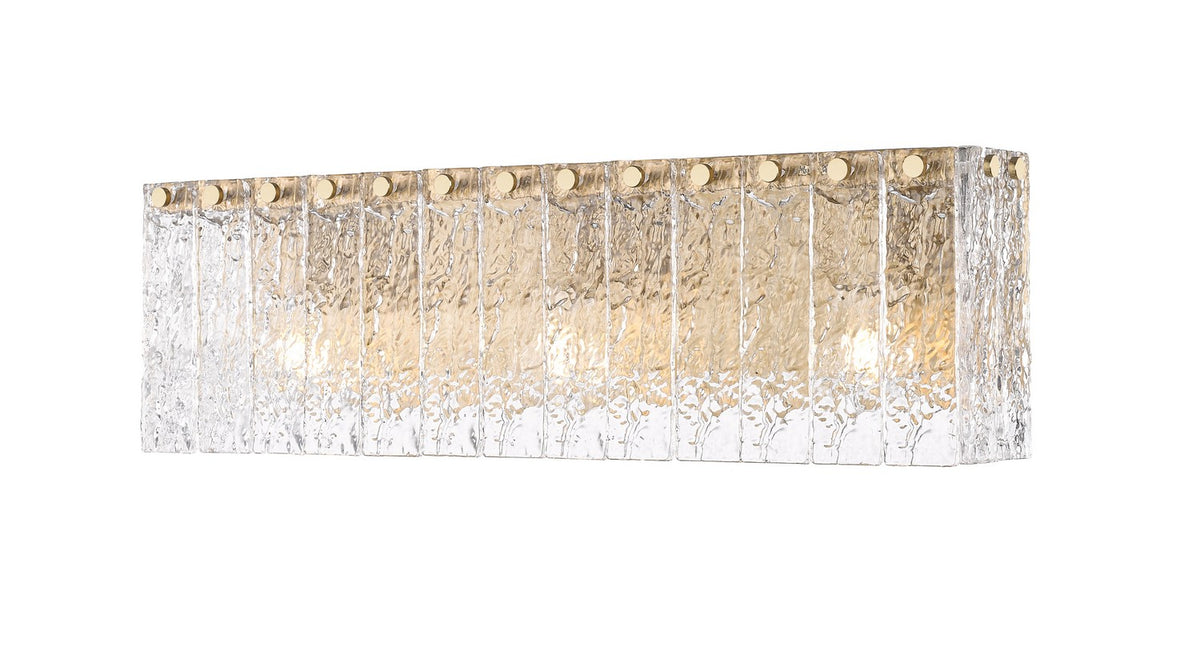 Barre d'éclairage de salle de bain Glacier Or moderne, 24" – Z-Lite
