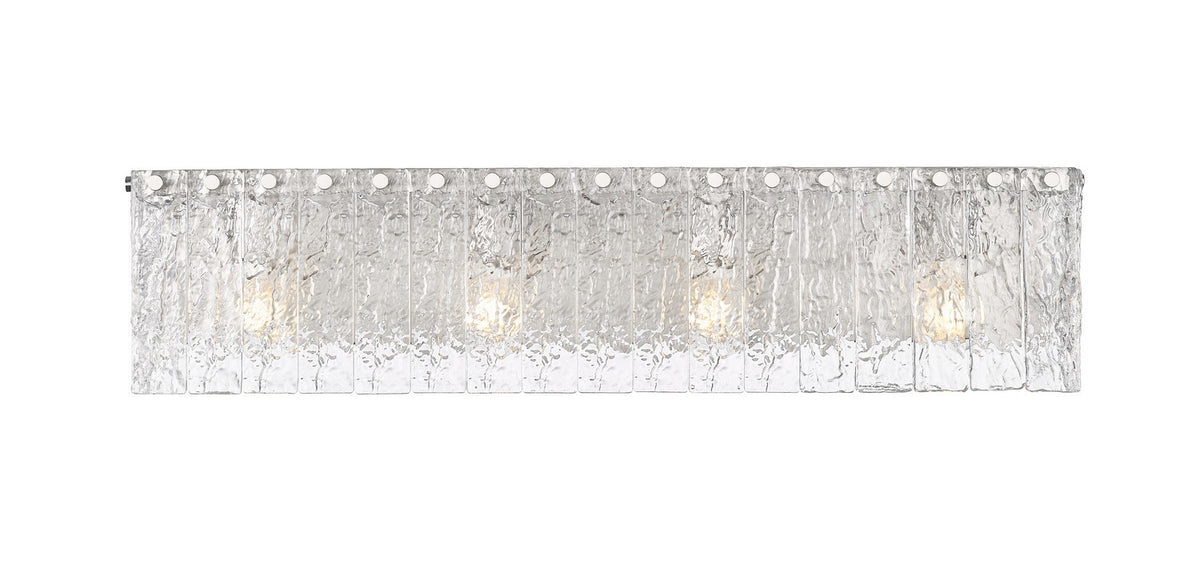Barre d'éclairage de salle de bain Glacier Nickel brossé, 31 1/4" – vue 3