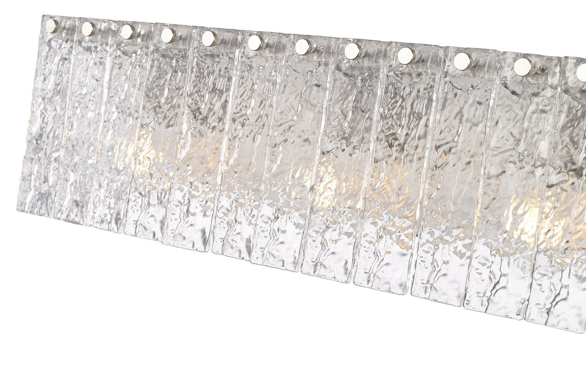 Barre d'éclairage de salle de bain Glacier Nickel brossé, 31 1/4" – vue 5
