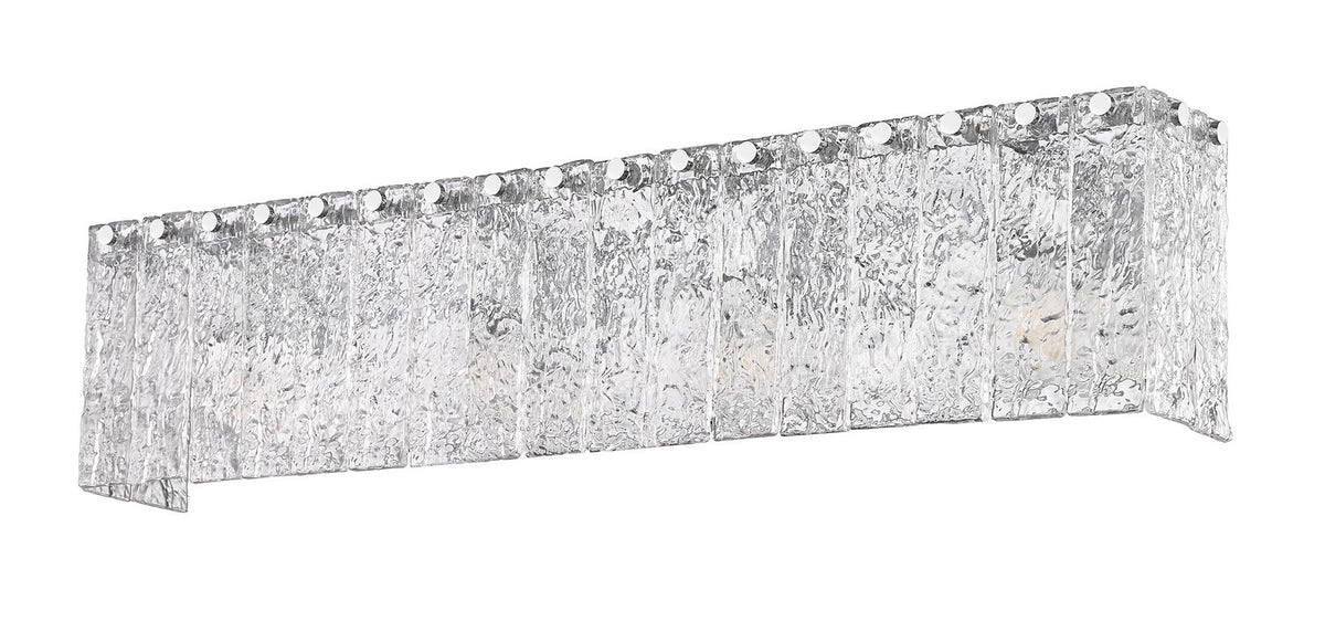 Barre d'éclairage de salle de bain Glacier Chrome, 31 1/4" – vue 4