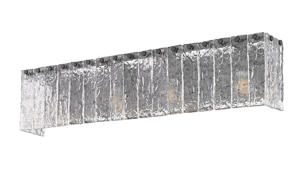 Barre d'éclairage de salle de bain Glacier Noir mat, 31 1/4" – vue 4