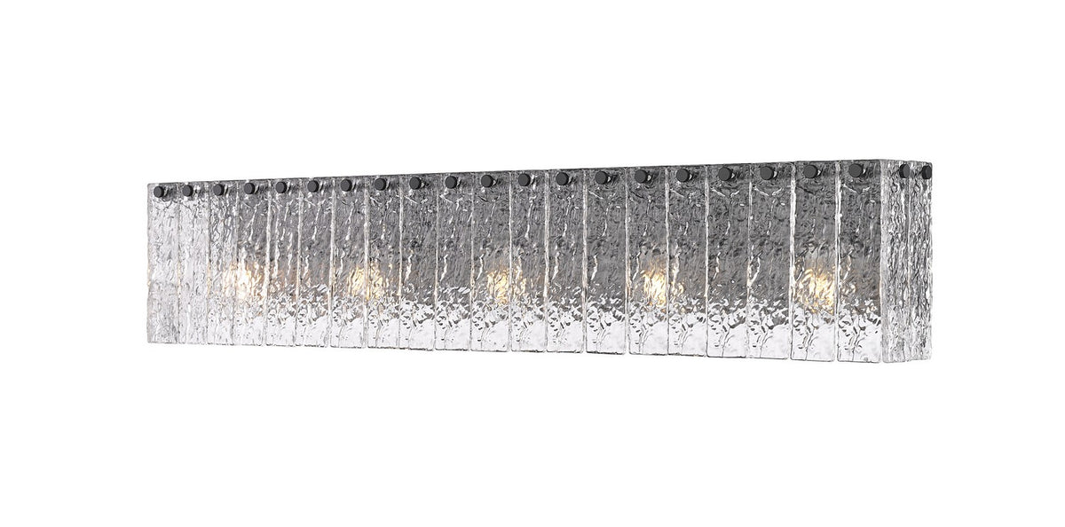 Barre d'éclairage de salle de bain Glacier Noir mat, 36 3/4" – Z-Lite