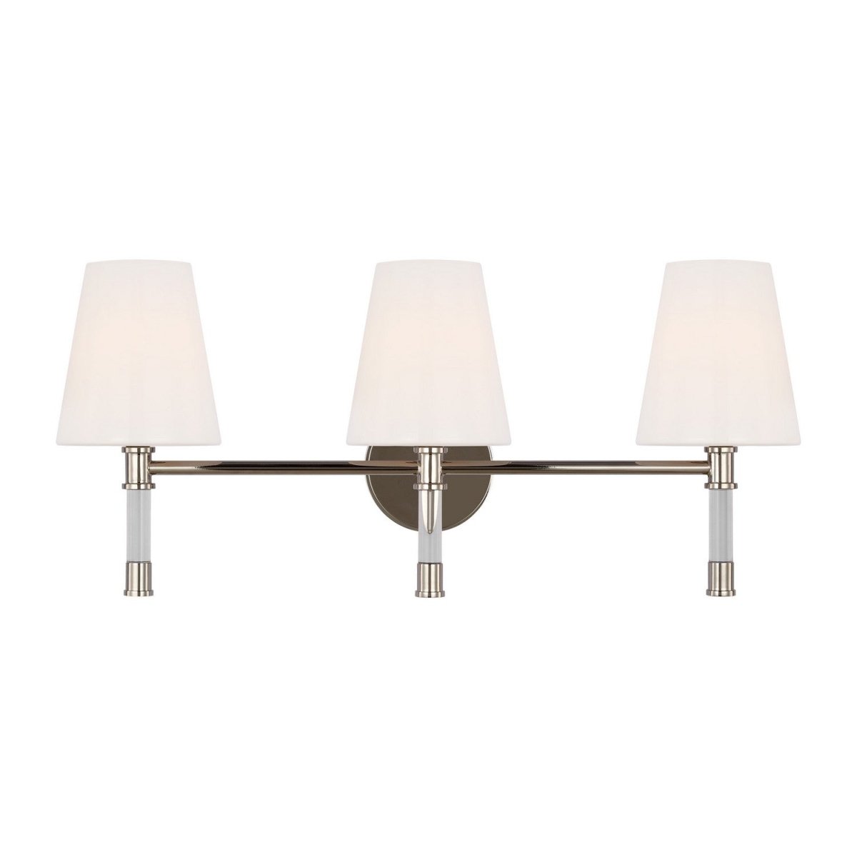 Luminaire de vanité Hanover - Nickel poli 24 5/8" by Visual Comfort Studio | Luminaires & cie