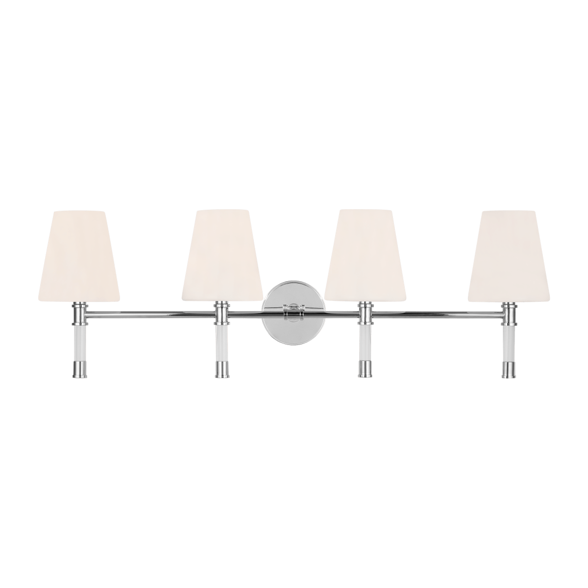 Luminaire de vanité Hanover - Nickel poli 34 1/8" by Visual Comfort Studio | Luminaires & cie