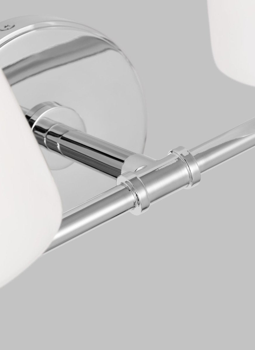 Luminaire de vanité Hanover - Nickel poli 34 1/8" by Visual Comfort Studio | Luminaires & cie
