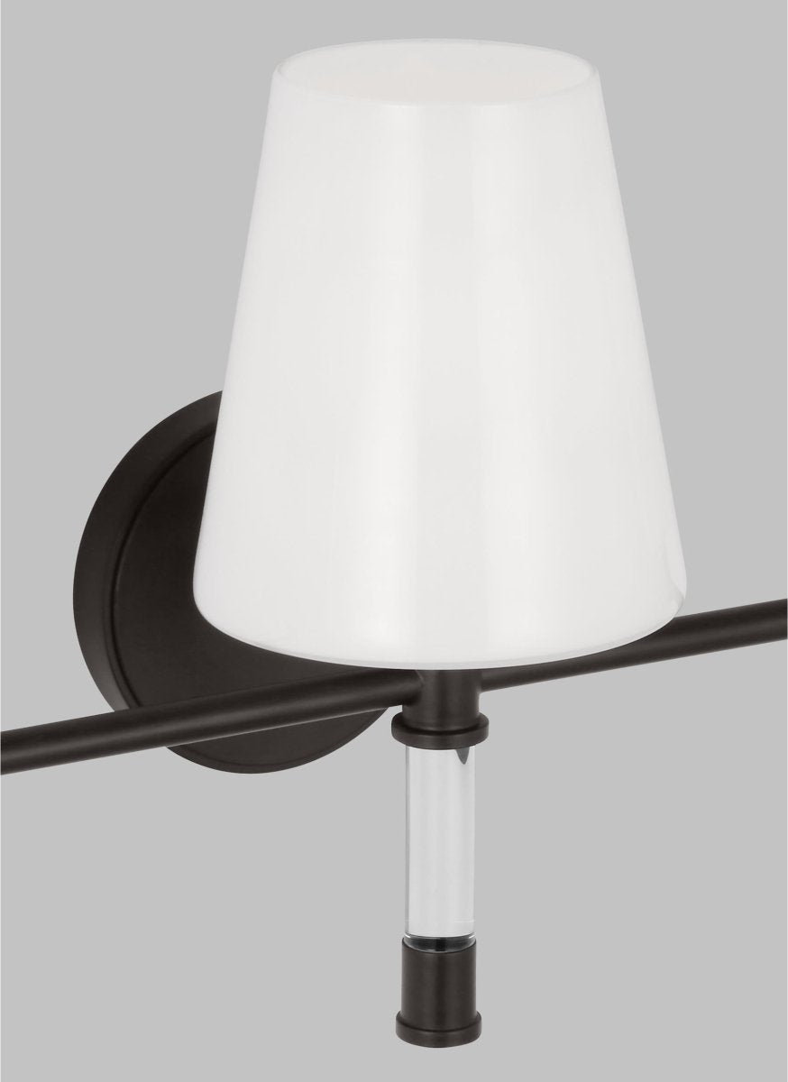 Luminaire de vanité Hanover - Nickel poli 34 1/8" by Visual Comfort Studio | Luminaires & cie