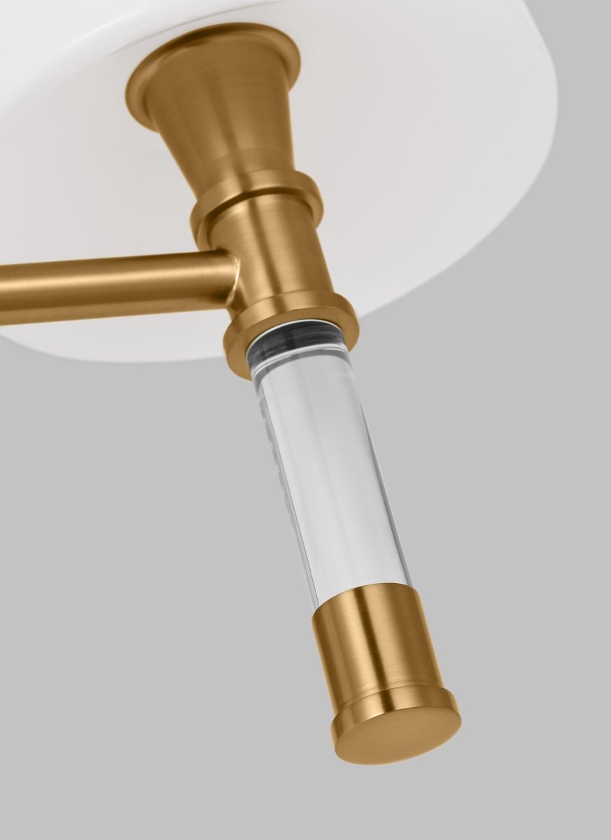 Luminaire de vanité Hanover - Nickel poli 34 1/8" by Visual Comfort Studio | Luminaires & cie