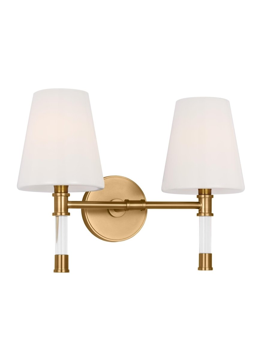 Luminaire de vanité Hanover - Nickel poli 34 1/8" by Visual Comfort Studio | Luminaires & cie