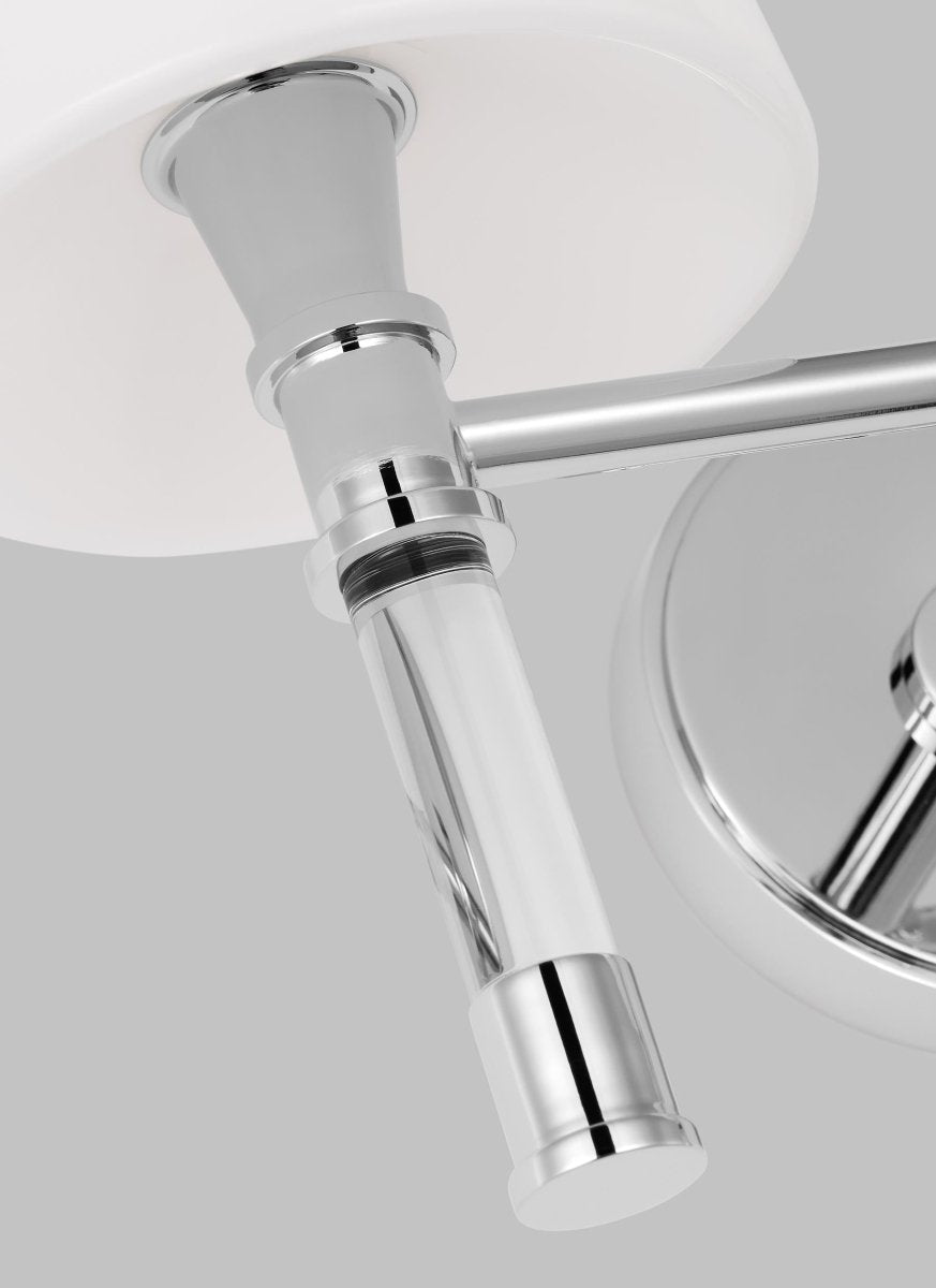 Luminaire de vanité Hanover - Nickel poli 34 1/8" by Visual Comfort Studio | Luminaires & cie