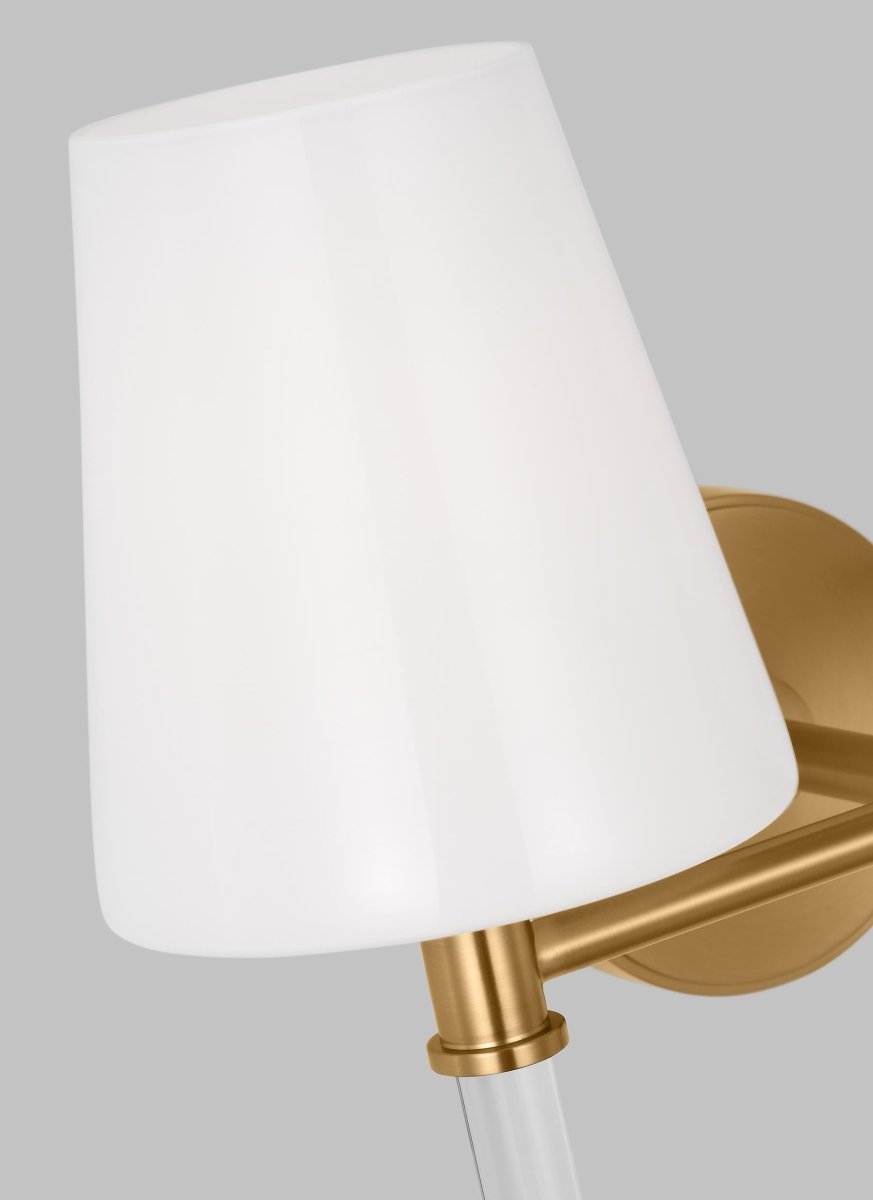 Luminaire de vanité Hanover - Nickel poli 34 1/8" by Visual Comfort Studio | Luminaires & cie