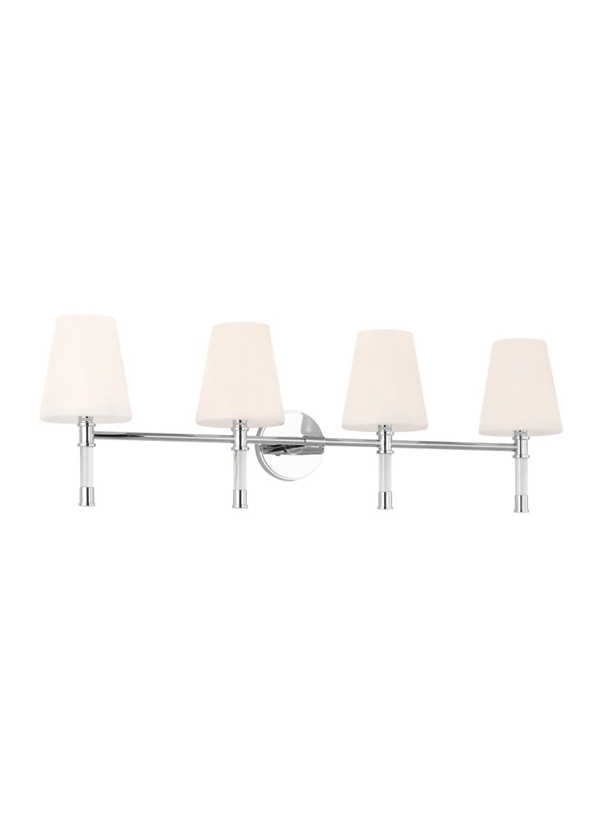 Luminaire de vanité Hanover - Nickel poli 34 1/8" by Visual Comfort Studio | Luminaires & cie
