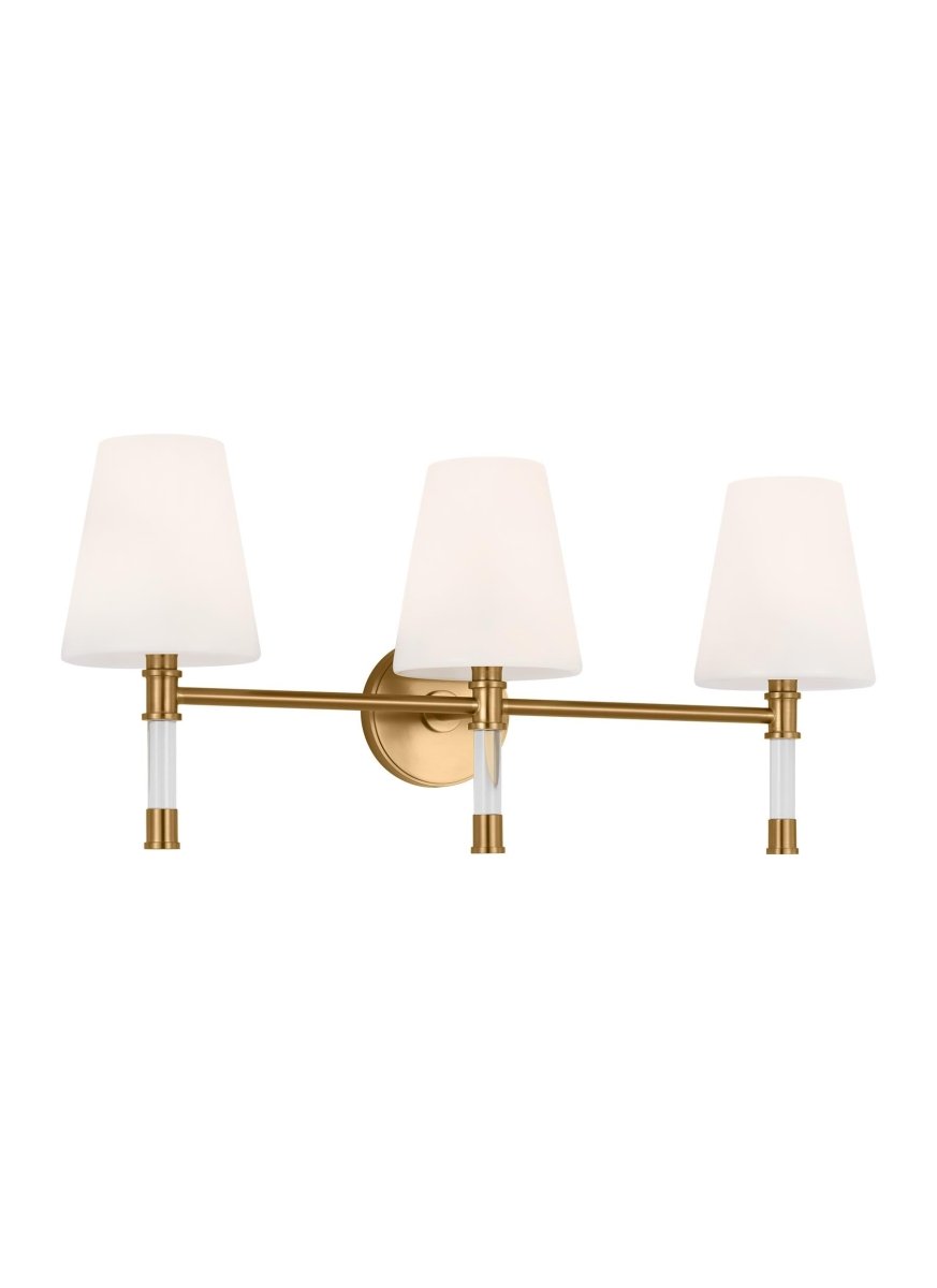 Luminaire de vanité Hanover - Nickel poli 34 1/8" by Visual Comfort Studio | Luminaires & cie