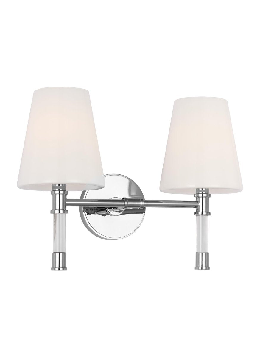 Luminaire de vanité Hanover - Nickel poli 34 1/8" by Visual Comfort Studio | Luminaires & cie