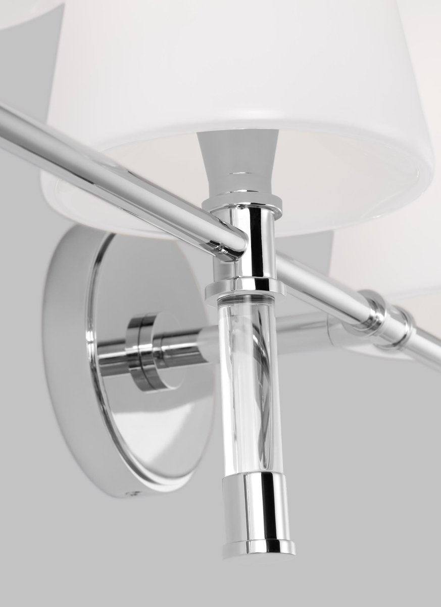 Luminaire de vanité Hanover - Nickel poli 34 1/8" by Visual Comfort Studio | Luminaires & cie