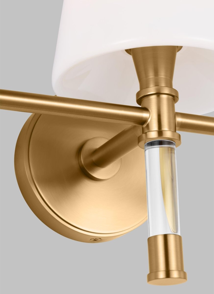 Luminaire de vanité Hanover - Nickel poli 34 1/8" by Visual Comfort Studio | Luminaires & cie