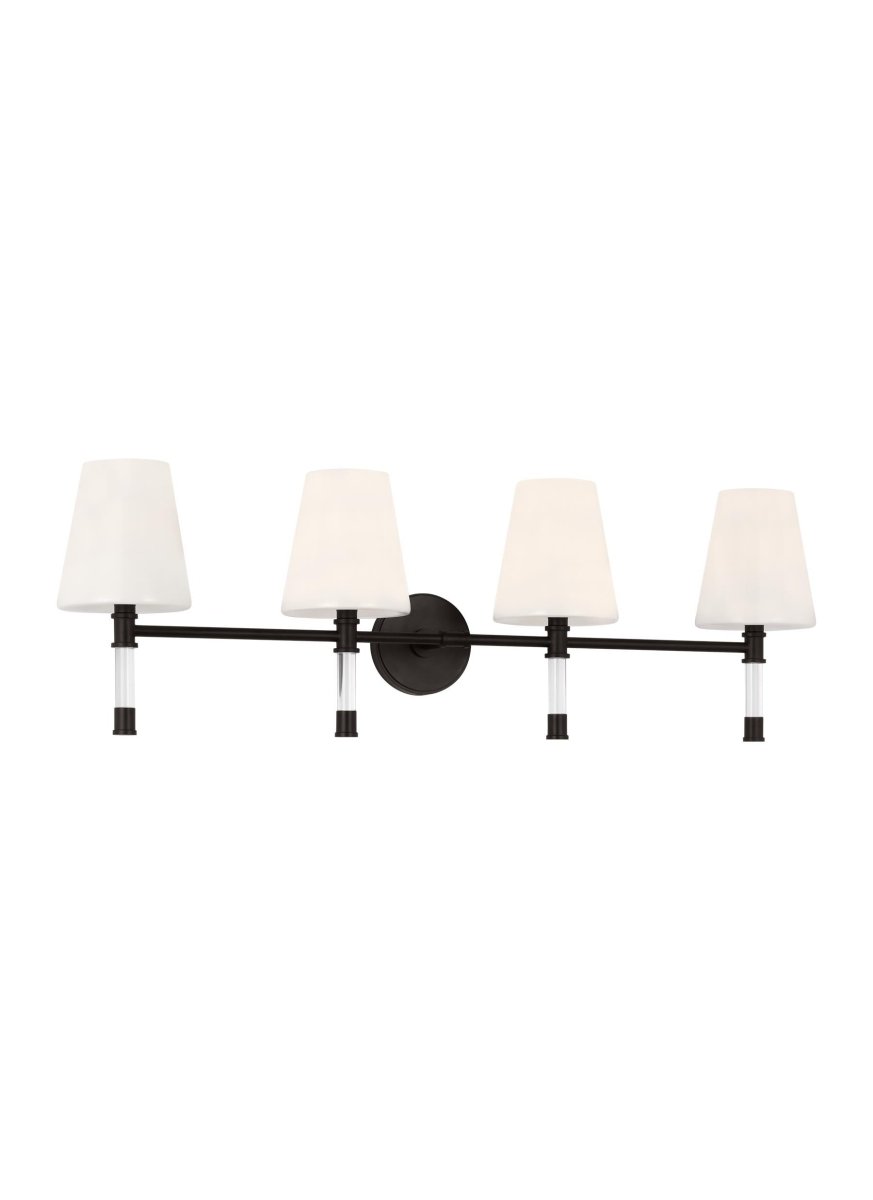 Luminaire de vanité Hanover - Nickel poli 34 1/8" by Visual Comfort Studio | Luminaires & cie