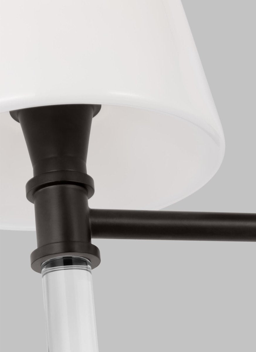 Luminaire de vanité Hanover - Nickel poli 34 1/8" by Visual Comfort Studio | Luminaires & cie