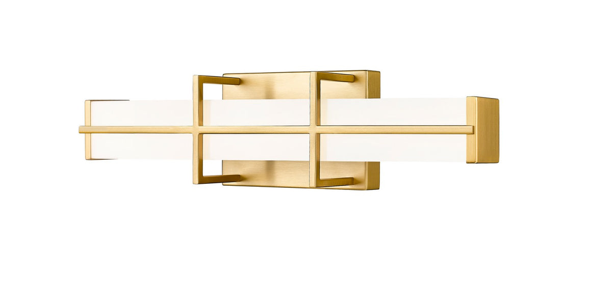 Barre d'éclairage de salle de bain Harrison Or moderne, 18" – Z-Lite