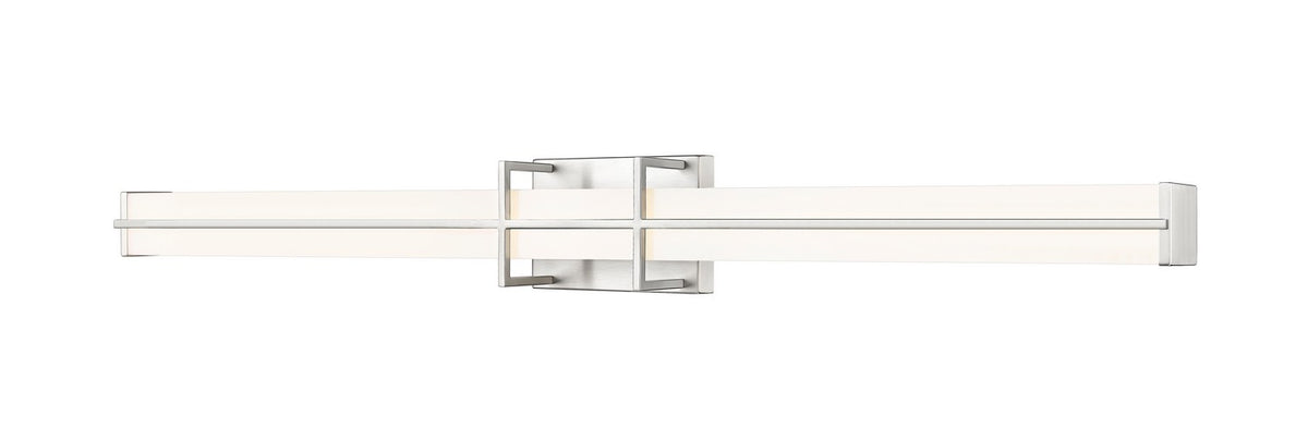 Barre d'éclairage de salle de bain Harrison Nickel brossé, 40" – Z-Lite
