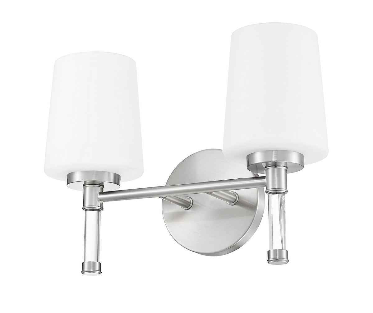 Luminaire de vanité Henri Nickel brossé, 14" – vue 3
