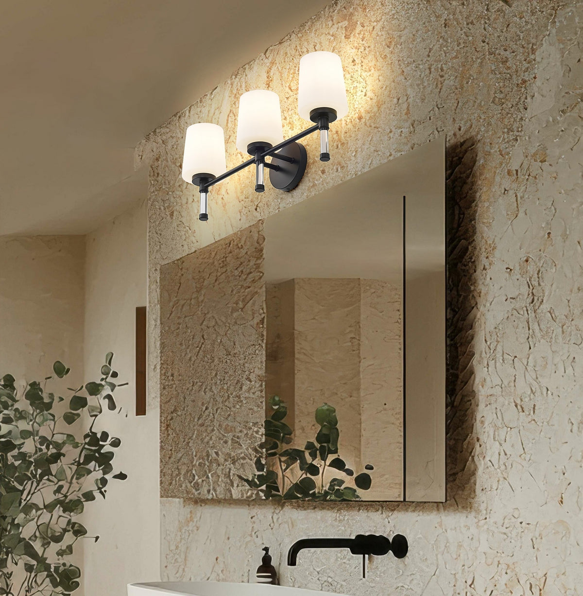 Luminaire de vanité Henri Noir mat, 24" – vue 7