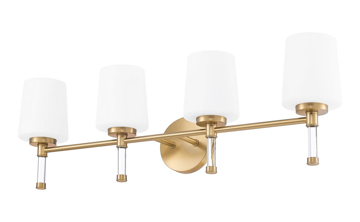 Luminaire de vanité Henri Or moderne, 32" – vue 3