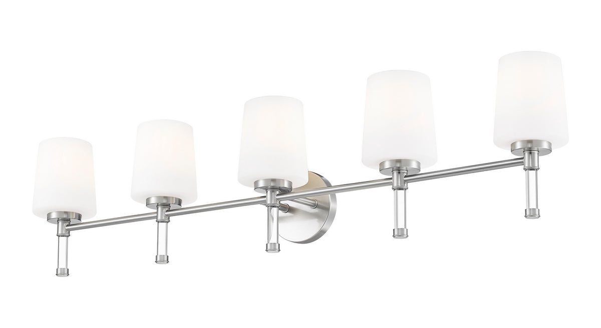 Luminaire de vanité Henri Nickel brossé, 42" – vue 5