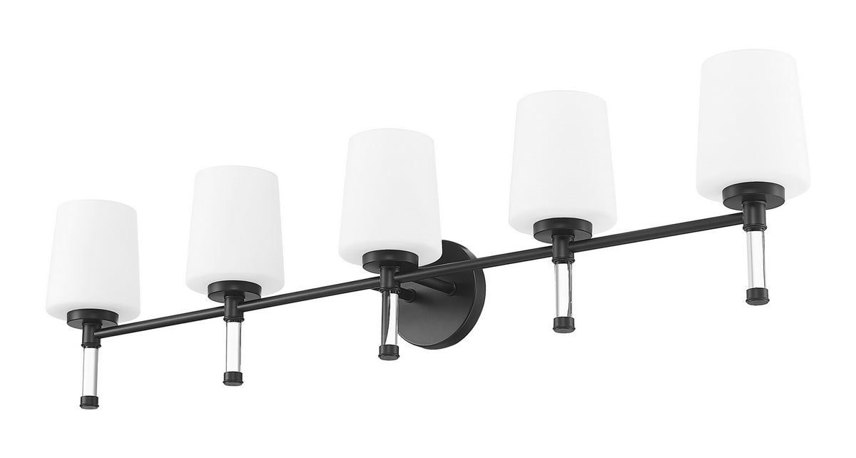 Luminaire de vanité Henri Noir mat, 42" – vue 3