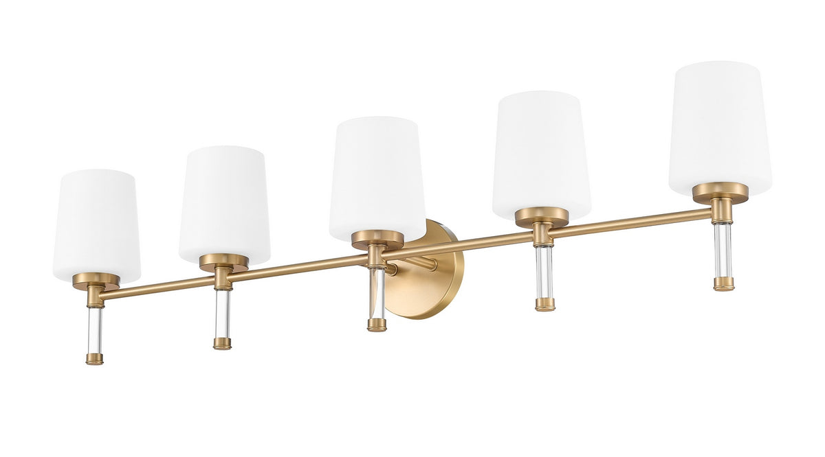 Luminaire de vanité Henri Or moderne, 42" – vue 3