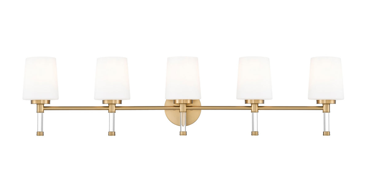 Luminaire de vanité Henri Or moderne, 42" – vue 4