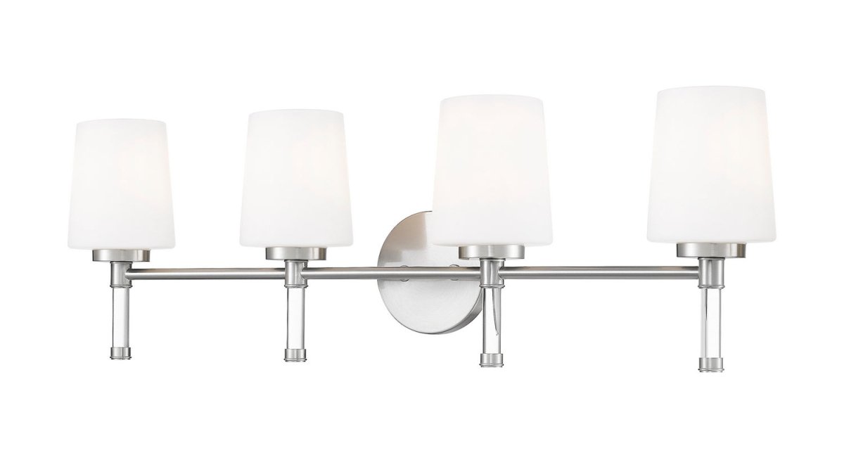 Luminaire de vanité Henri - Nickel brossé 32" by Z-Lite | Luminaires & cie