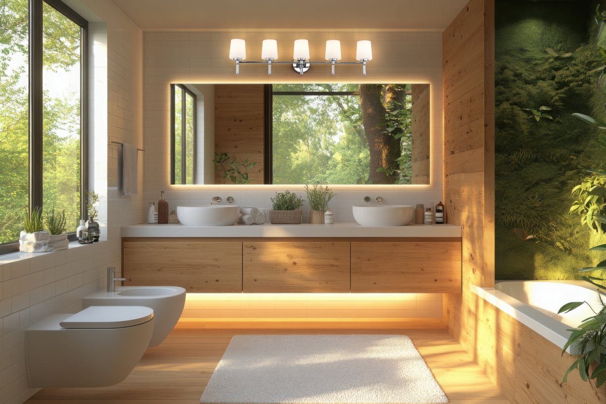 Luminaire de vanité Henri - Or moderne 42" by Z-Lite | Luminaires & cie
