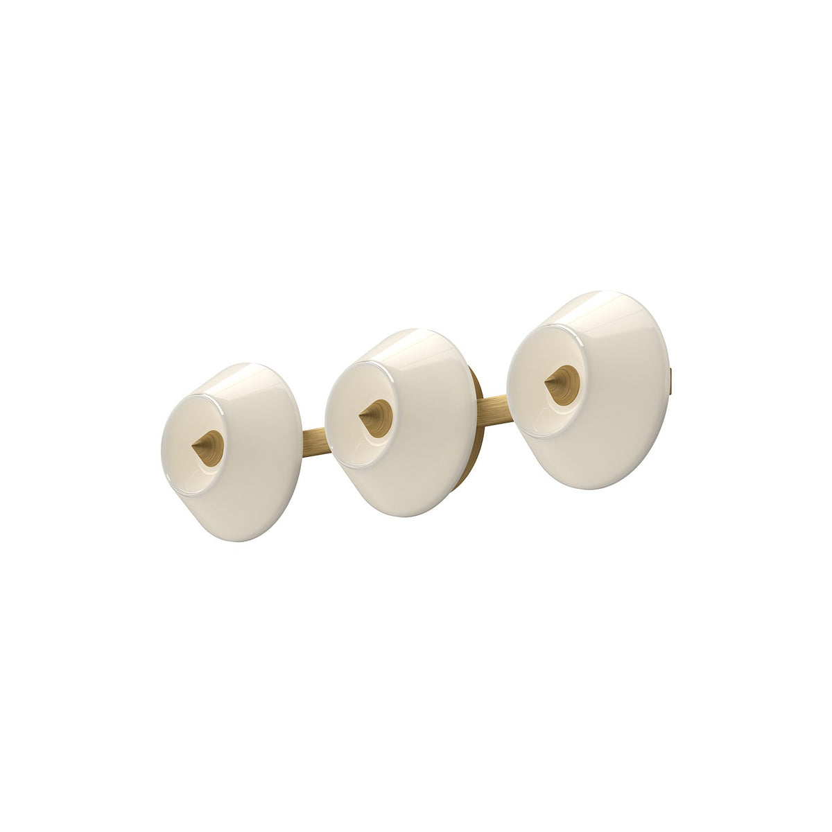 Luminaire de vanité Holt Or brossé/Verre opale, 21 1/2" – Kuzco Lighting