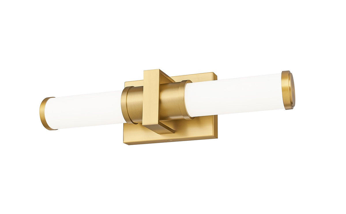 Barre d'éclairage de salle de bain Idris Or moderne, 18 1/2" – vue 2