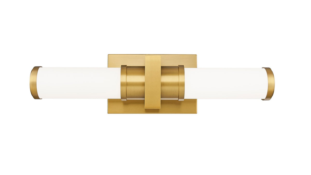 Barre d'éclairage de salle de bain Idris Or moderne, 18 1/2" – vue 3