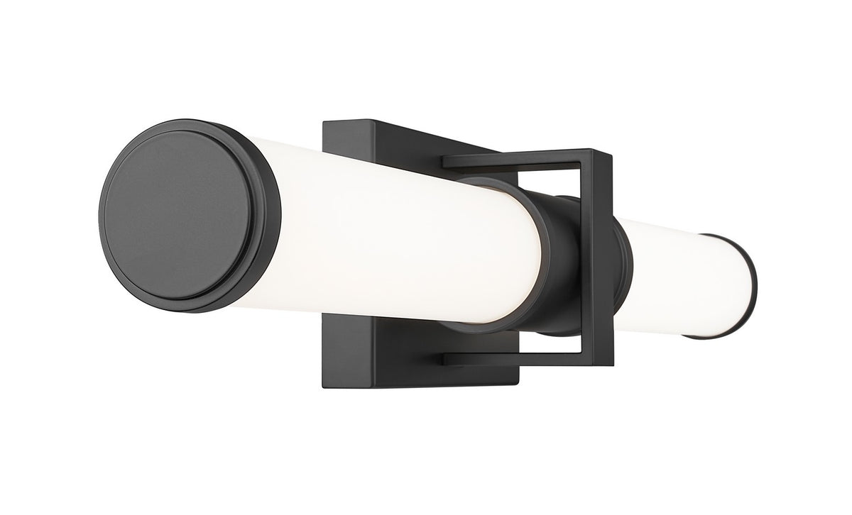 Barre d'éclairage de salle de bain Idris Noir mat, 25 1/2" – vue 5