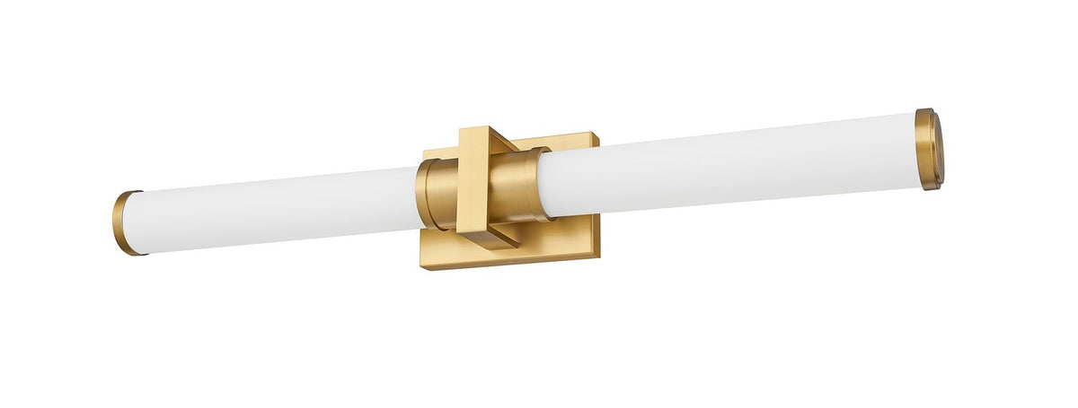 Barre d'éclairage de salle de bain Idris Or moderne, 32 1/2" – vue 2