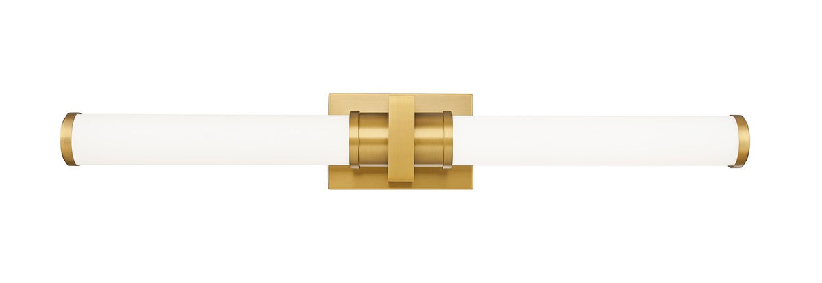 Barre d'éclairage de salle de bain Idris Or moderne, 32 1/2" – vue 3