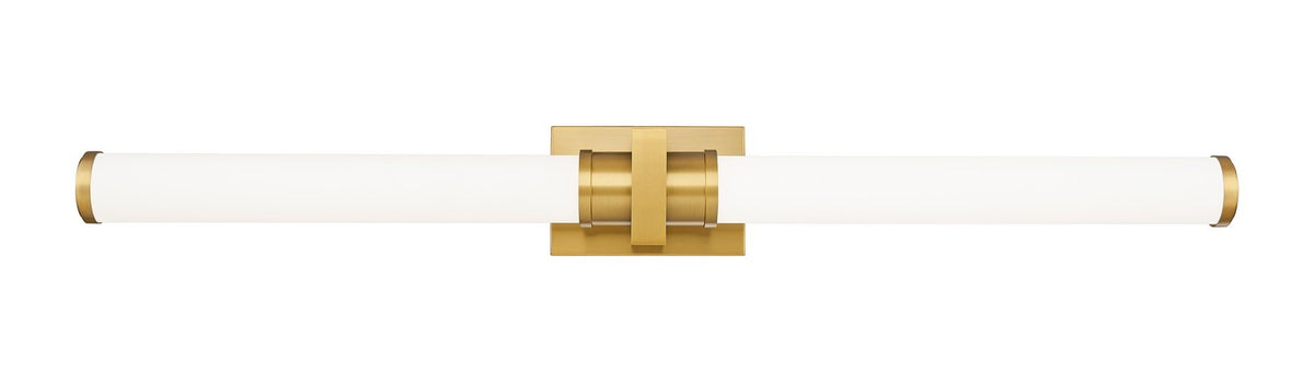Barre d'éclairage de salle de bain Idris Or moderne, 40 1/2" – vue 3