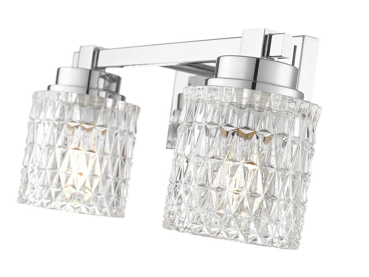 Luminaire de vanité Jacqueline Chrome, 15 3/4" – vue 2