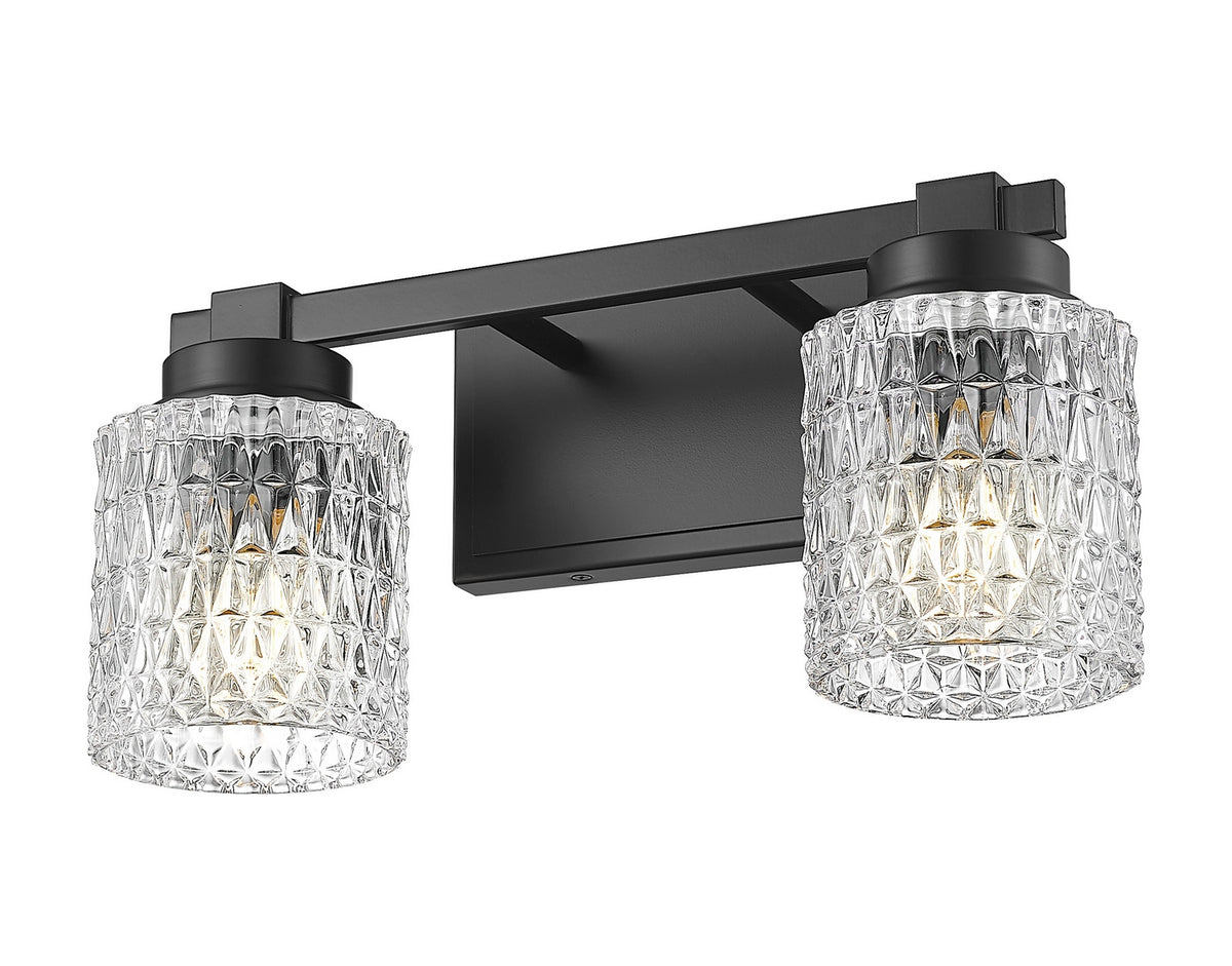 Luminaire de vanité Jacqueline Noir mat, 15 3/4" – vue 2