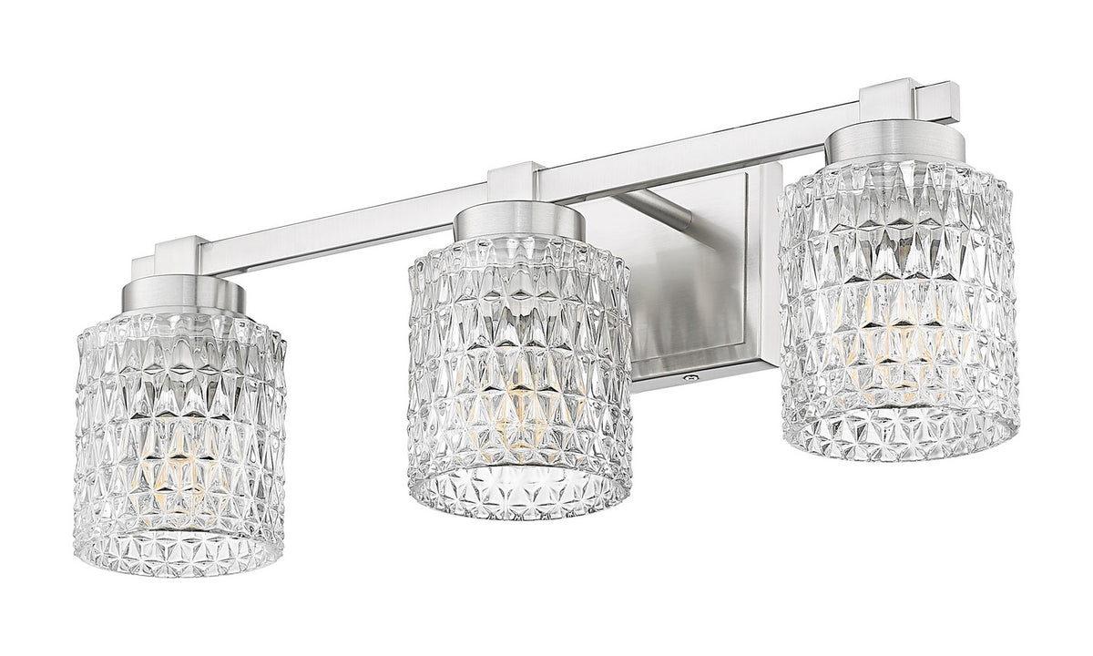Luminaire de vanité Jacqueline Nickel brossé, 22 3/4" – vue 2
