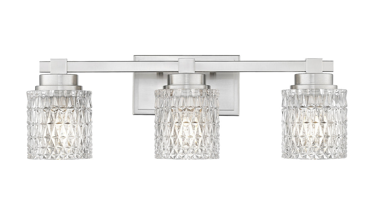 Luminaire de vanité Jacqueline Nickel brossé, 22 3/4" – vue 3