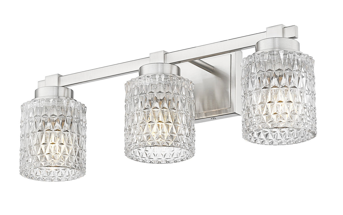 Luminaire de vanité Jacqueline Nickel brossé, 22 3/4" – vue 4