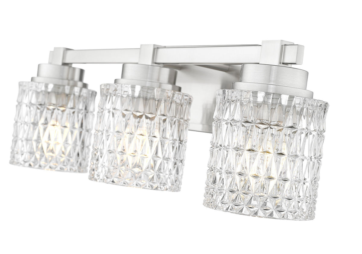 Luminaire de vanité Jacqueline Nickel brossé, 22 3/4" – vue 5